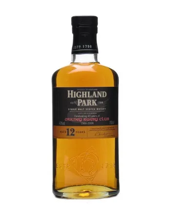 Highland Park 12 ans Orkney Rugby Club