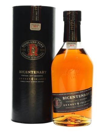 Highland Park 1977 21 ans Bicentenary Bottled 1998