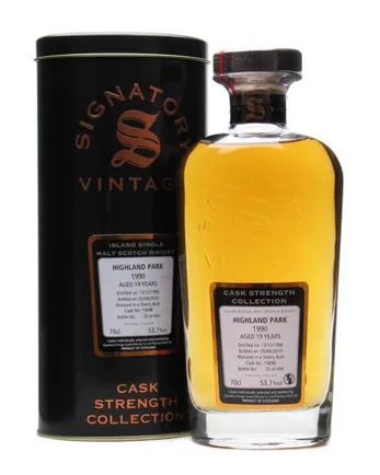 Highland Park 1990 19 ans Sherry Butt #15698 Signatory Cask Strength Collection
