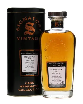 Highland Park 1990 19 ans Sherry Butt #15696 Signatory Cask Strength Collection