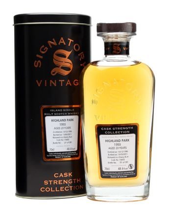 Highland Park 1990 20 ans Cask #15693 Signatory Cask Strength Collection