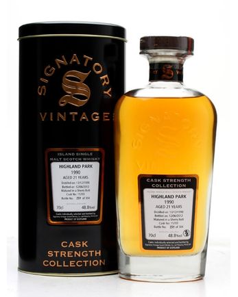 Highland Park 1990 21 ans Sherry Butt #15701 Signatory Cask Strength Collection