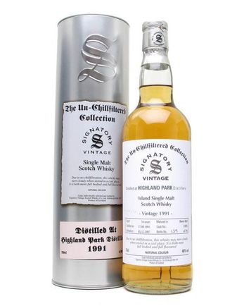 Highland Park 1991 16 ans Un chillfiltered Signatory Un-Chillfiltered Collection