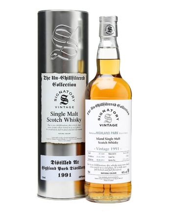Highland Park 1991 20 ans Un Chillfiltered Signatory Un-Chillfiltered Collection