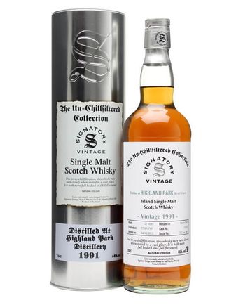 Highland Park 1991 21 ans Sherry Butt #15120 Signatory Un-Chillfiltered Collection