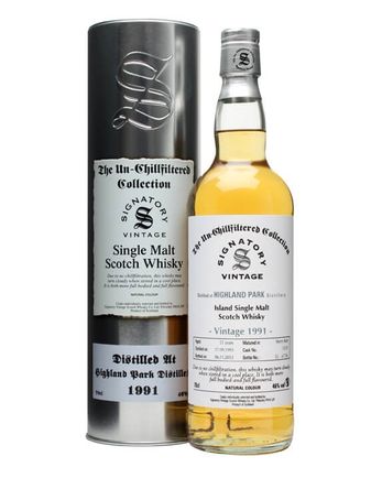 Highland Park 1991 21 ans Sherry Butt #15121 Signatory Un-chillfiltered Collection