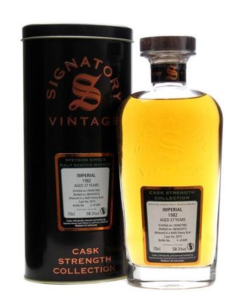 Imperial 1982 27 ans Cask #3973 Signatory
