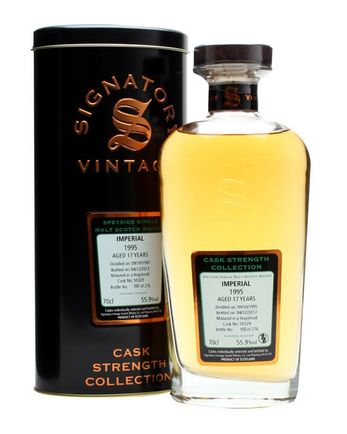 Imperial 1995 17 ans Cask #50329 Signatory Cask Strength Collection