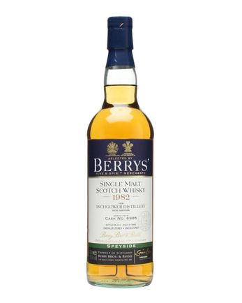 Inchgower 1982 30 ans Cask 6985 Berry Bros & Rudd