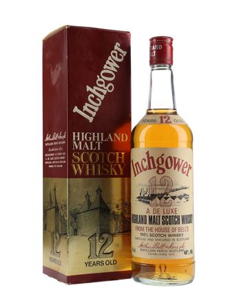 Inchgower 12 ans Bottled 1980s Cream Red