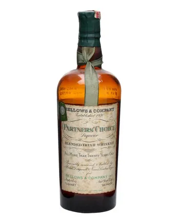 Bellow's Partner's Choice 20 ans Irish Bottled 1930s