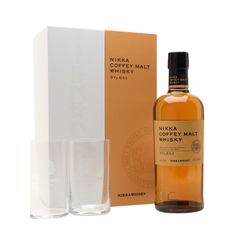 Nikka Coffey Malt Whisky & 2 Glass Gift Set