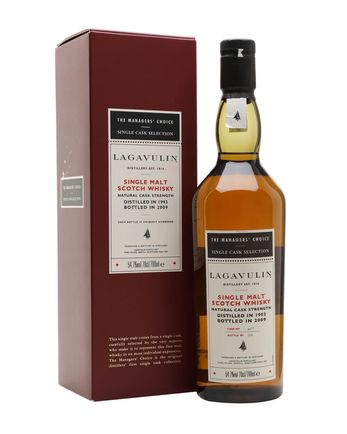 Lagavulin 1993 15 ans Managers Choice Sherry Cask