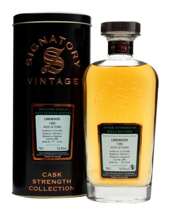 Linkwood 1985 26 ans Cask #3890 Signatory Cask Strength Collection
