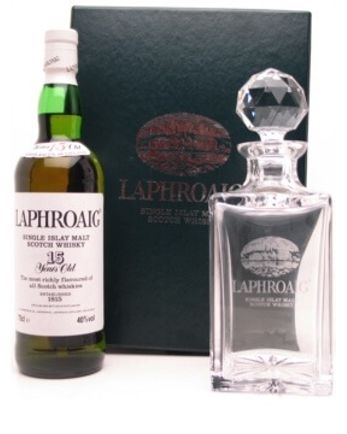 Laphroaig 15 ans With Crystal Decanter