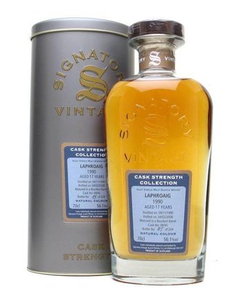 Laphroaig 1990 17 ans Signatory Cask Strength Collection