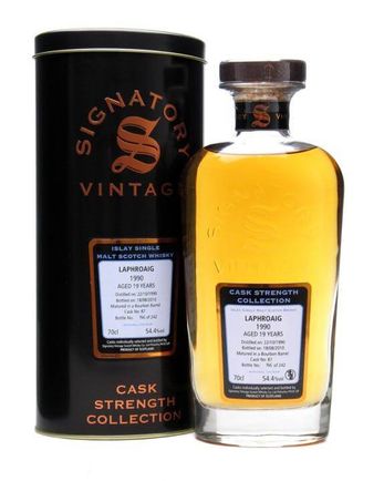 Laphroaig 1990 19 ans Cask #87 Signatory Cask Strength Collection