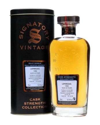 Laphroaig 1990 20 ans Cask #85 Signatory Cask Strength Collection