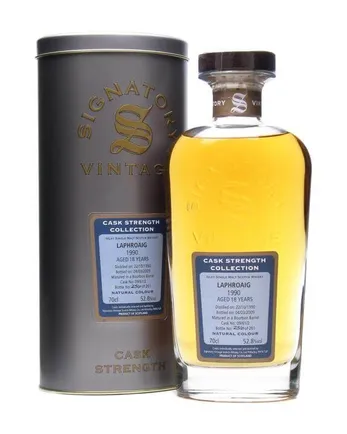 Laphroaig 1990 18 ans Signatory Cask Strength Collection