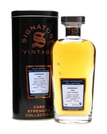 Laphroaig 1990 19 ans Cask #89 Signatory Cask Strength Collection