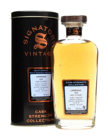 Laphroaig 1995 16 ans Cask #48 Signatory Cask Strength Collection