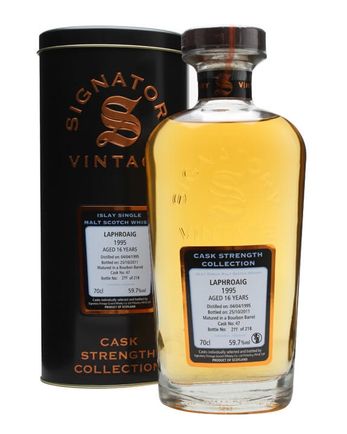 Laphroaig 1995 16 ans Cask #47 Signatory Cask Strength Collection