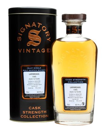 Laphroaig 1995 16 ans Cask #45 Signatory Cask Strength Collection