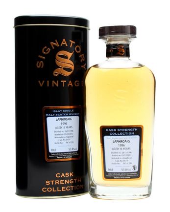 Laphroaig 1996 16 ans Cask #8514 Signatory Cask Strength Collection
