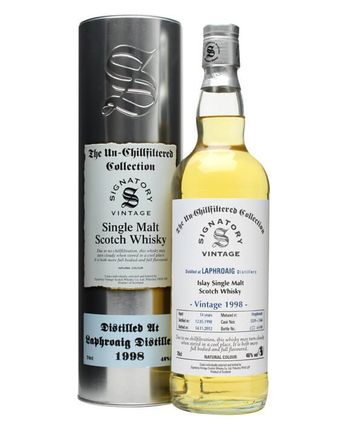 Laphroaig 1998 14 ans Cask #5559+60 Signatory Un-chillfiltered Collection