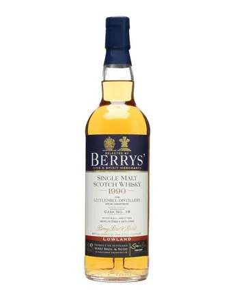 Littlemill 1990 21 ans Cask #18 Berry Bros & Rudd