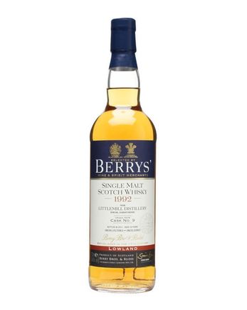 Littlemill 1992 20 ans Cask #9 Berry Bros & Rudd