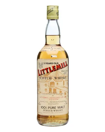 Littlemill 5 ans Bottled 1970s Tall