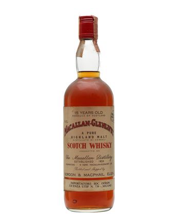 Macallan Glenlivet 15 ans Bottled 1960s Gordon & Macphail