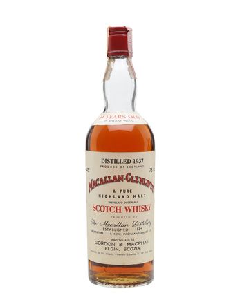 Macallan Glenlivet 1937 34 ans Sherry Cask G M Gordon & Macphail