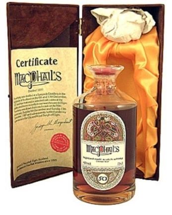 Macphail's 1937 50 ans Crystal Decanter Gordon & Macphail