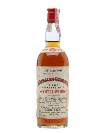 Macallan Glenlivet 1938 31 ans Sherry Cask G M Gordon & Macphail