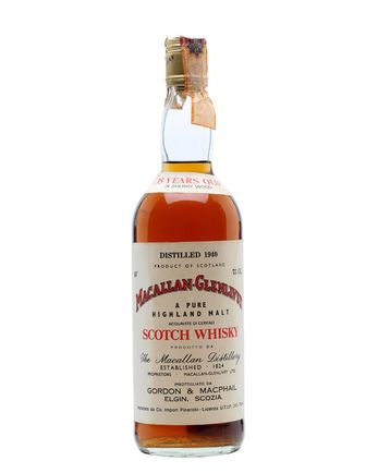 Macallan Glenlivet 1940 35 ans Sherrywood Gordon & Macphail