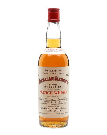 Macallan-Glenlivet 1958 15 ans Sherry Cask Bottled 1970s Gordon & Macphail