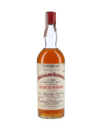 Macallan Glenlivet 33 ans Bottled 1970s Gordon & Macphail