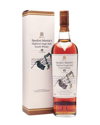 Macallan 10 ans Speaker Martin's Old Label