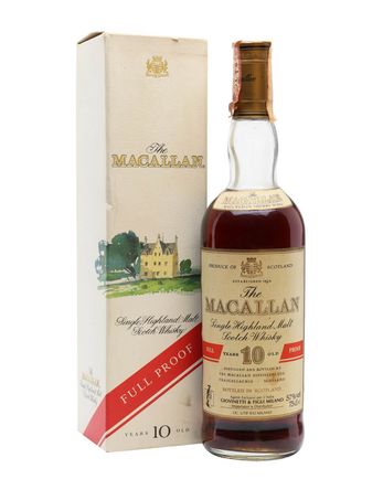 Macallan 10 ans Full Proof Bottled 1990s