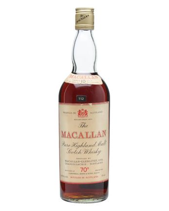 Macallan 10 ans Bottled 1960s Campbell Hope King