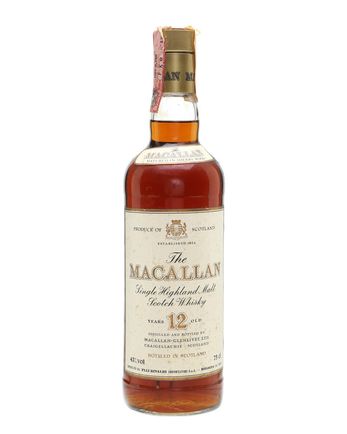 Macallan 12 ans Bottled 1980s Screwcap 43 100cl