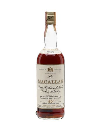 Macallan 1959 Vintage Label