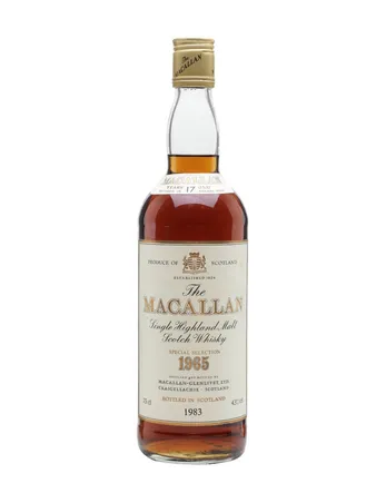Macallan 1965 17 ans
