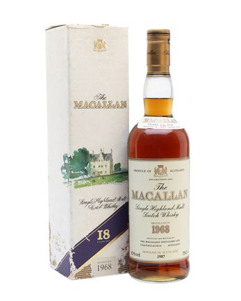 Macallan 1968 18 ans Vintage Label
