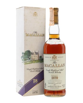 Macallan 1970 18 ans Vintage Label