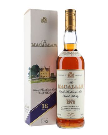 Macallan 1973 18 ans Vintage Label