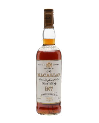 Macallan 1977 18 ans Vintage Label