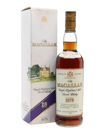 Macallan 1979 18 ans Vintage Label